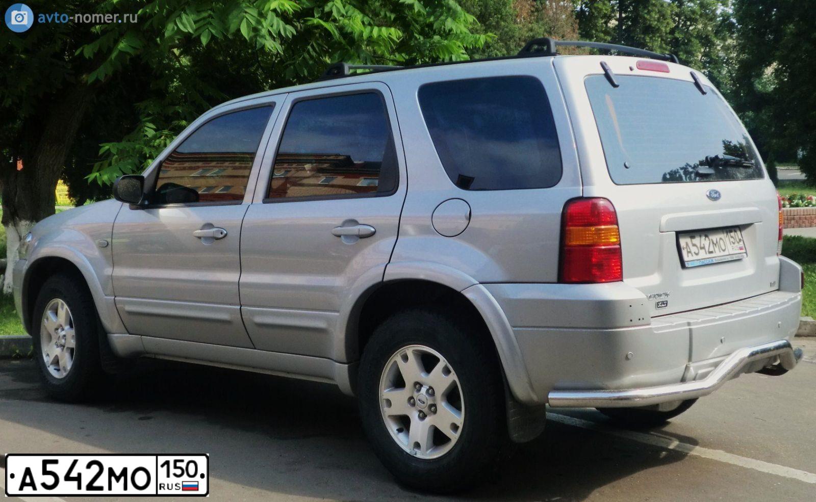 Фото автомобиля FORD MAVERICK, 2005 — госномер Е855МВ177. Цвет: Серый