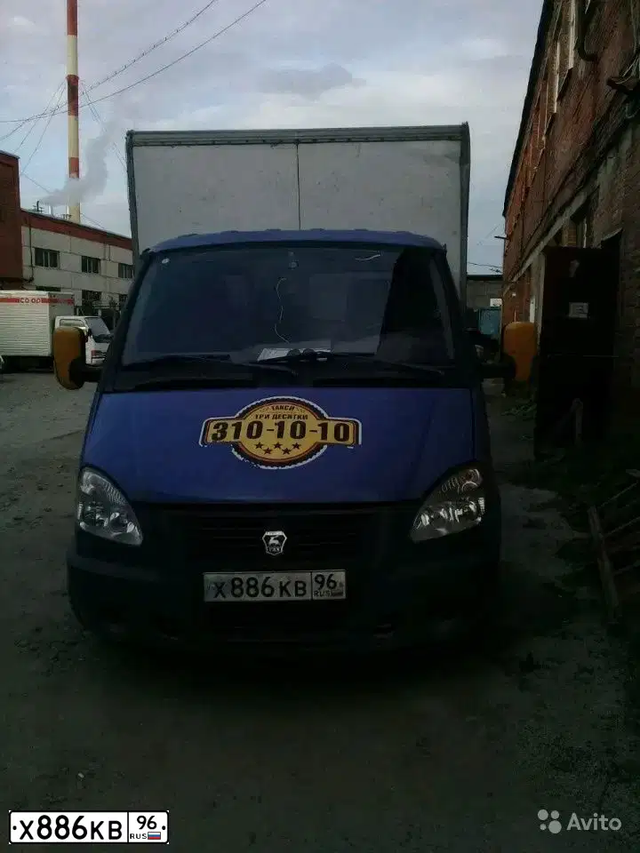 Фото автомобиля GAZ 3302, 2007 — госномер Е640ОВ156. Цвет: синий