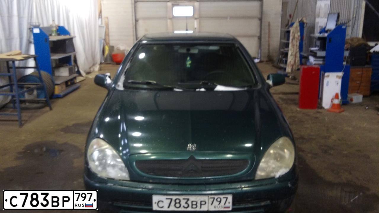 Фото автомобиля CITROEN XSARA, 2001 — госномер С783ВР797. Цвет: ЗЕЛЕНЫЙ