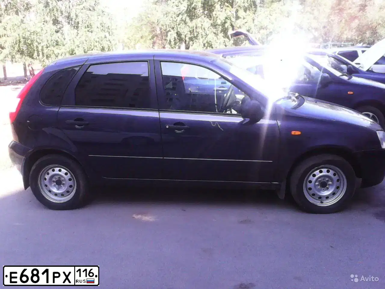 Фото автомобиля LADA 1119 KALINA, 2008 — госномер В414СХ164. Цвет: СИНЕ-ФИОЛЕТОВЫЙ