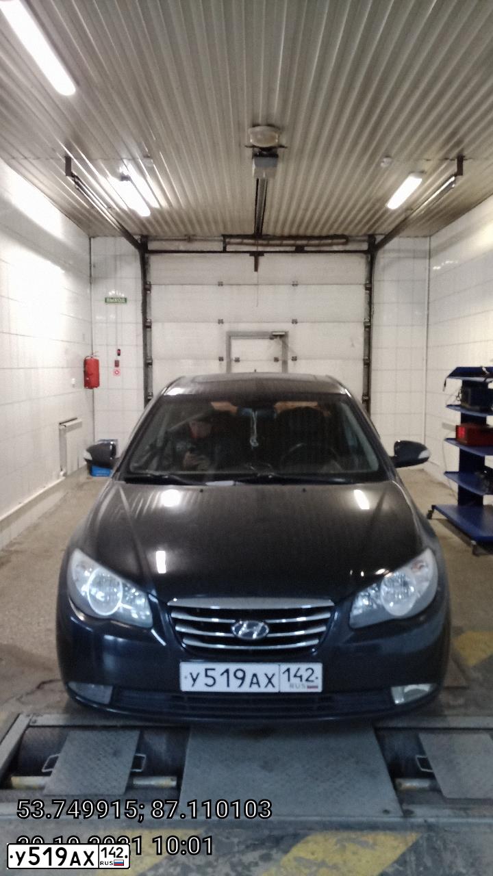 Фото автомобиля ХЕНДЭ АВАНТЕ, 2010 — госномер Т565РЕ142. Цвет: ЧЕРНЫЙ
