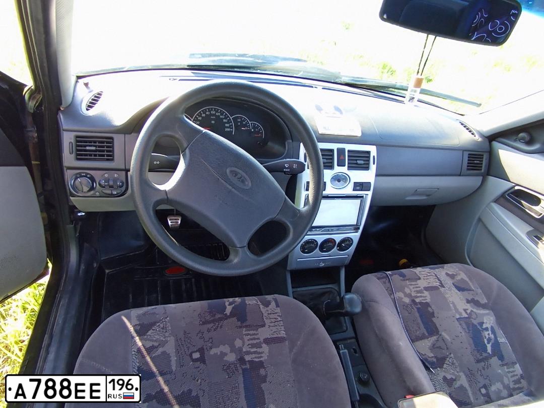 Фото автомобиля LADA 2170 PRIORA, 2008 — госномер А788ЕЕ196. Цвет: ЧЕРНЫЙ