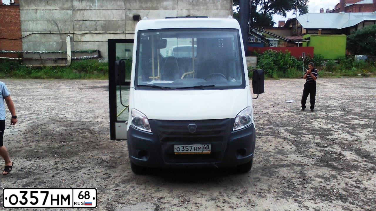 Фото автомобиля GAZ GAZEL NEXT, 2019 — госномер О357НМ68. Цвет: Белый