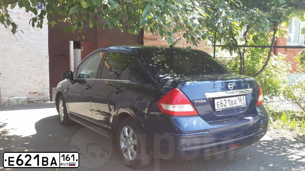 Фото автомобиля NISSAN TIIDA, 2008 — госномер Н397КО193. Цвет: ТЕМНО-СИНИЙ