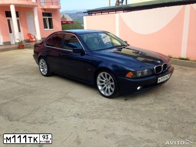 Фото автомобиля BMW SERIE 5, 2002 — госномер М111ТК93