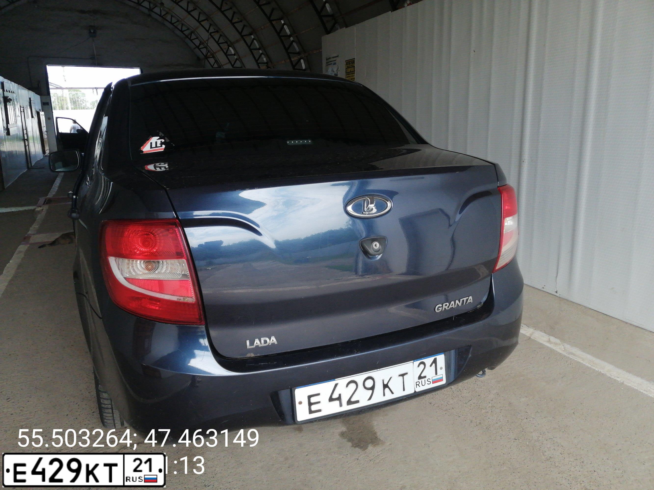 Фото автомобиля LADA 2190 GRANTA, 2014 — госномер Е429КТ21