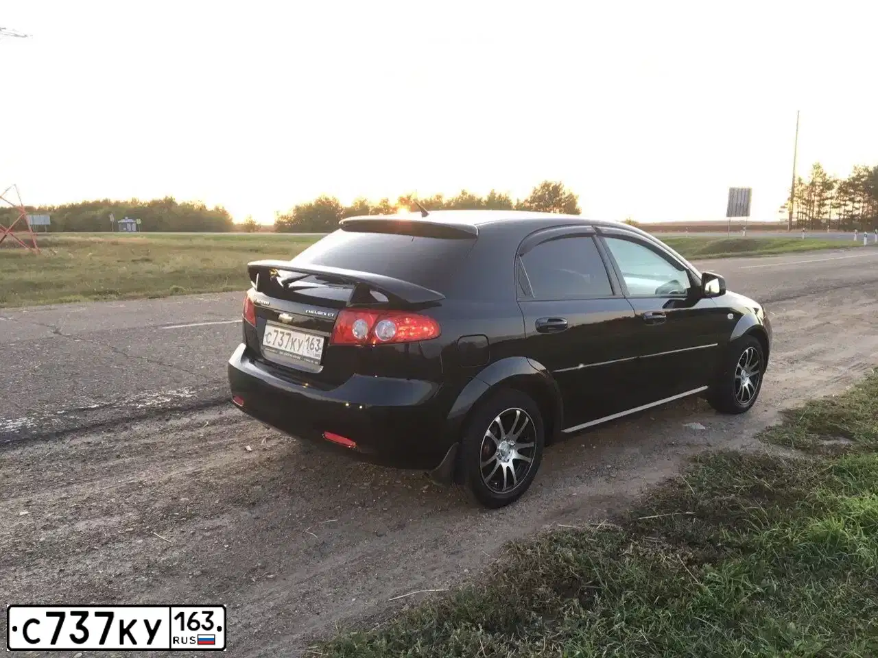 Фото автомобиля CHEVROLET T LACETTI, 2012 — госномер С737КУ163. Цвет: ЧЕРНЫЙ