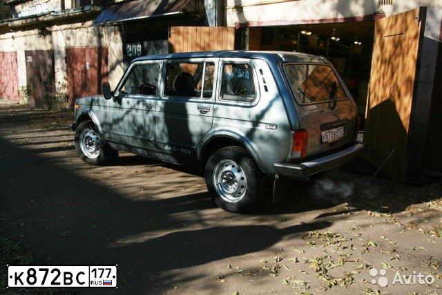 Фото автомобиля LADA 2131 NIVA, 2006 — госномер А703НМ67. Цвет: средний серо-зеленый металлик