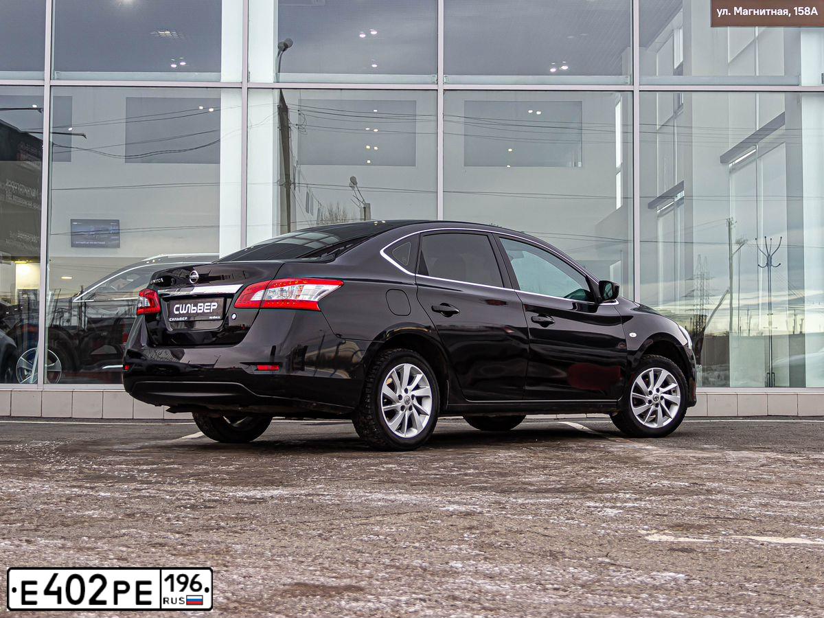 Фото автомобиля NISSAN SENTRA/LUCINO/, 2015 — госномер Х019АН774. Цвет: ЧЕРНЫЙ