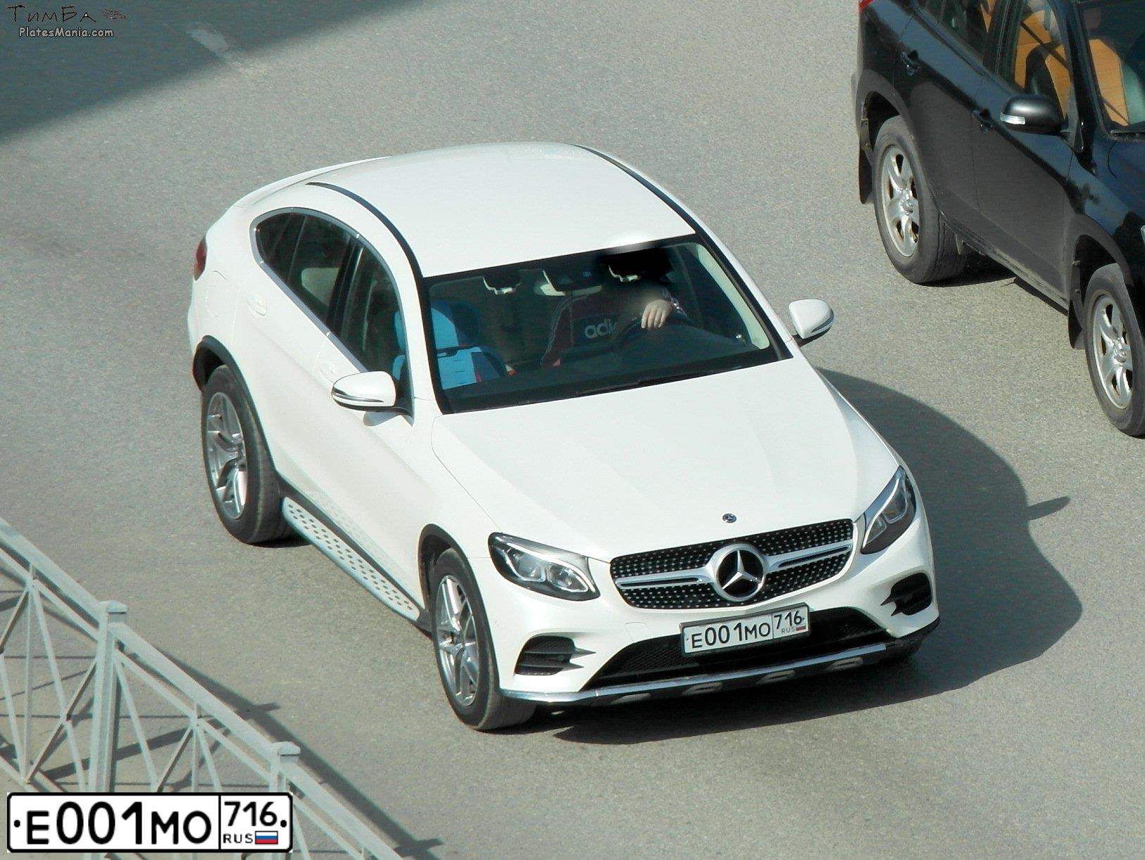 Фото автомобиля MERCEDES GLC-KLASSE, 2017 — госномер К581ВР716. Цвет: Белый