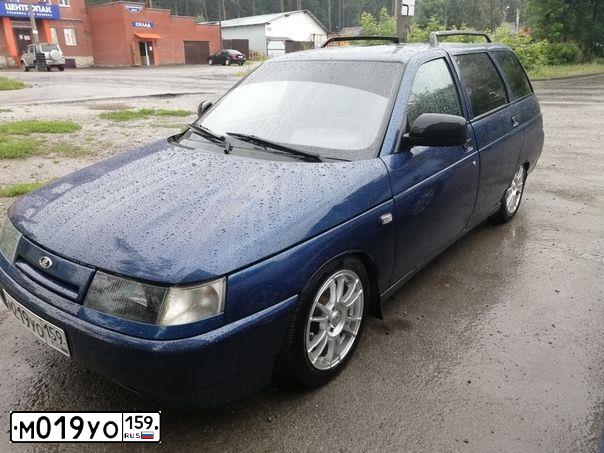 Фото автомобиля LADA 2191 GRANTA, 2019 — госномер М019УО159. Цвет: ЧЕРНЫЙ