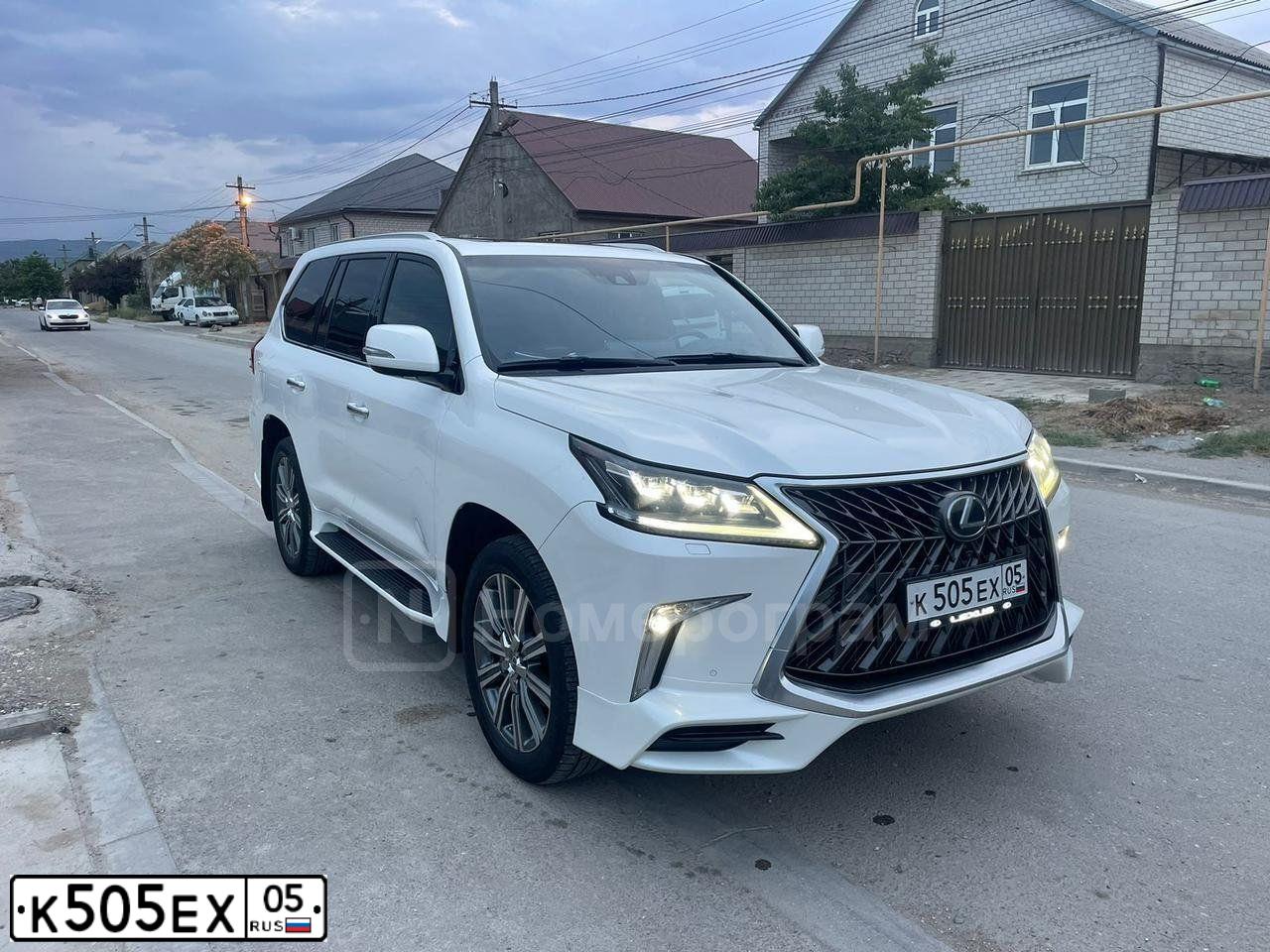 Фото автомобиля LADA 2172 PRIORA, 2009 — госномер К505ЕХ05. Цвет: Белый