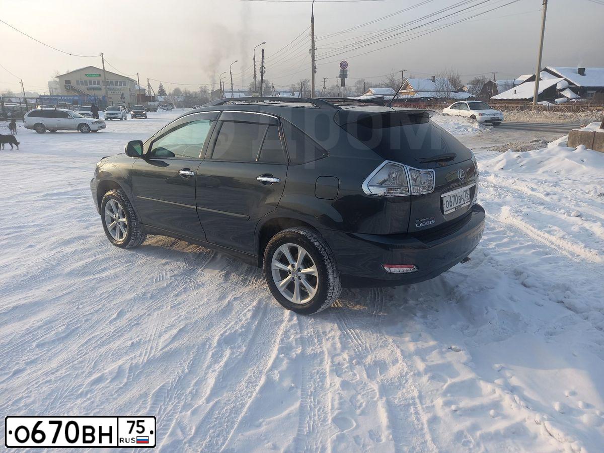 Фото автомобиля LEXUS S RX, 2008 — госномер Е999ЕТ75. Цвет: ТЕМНО-СЕРЫЙ