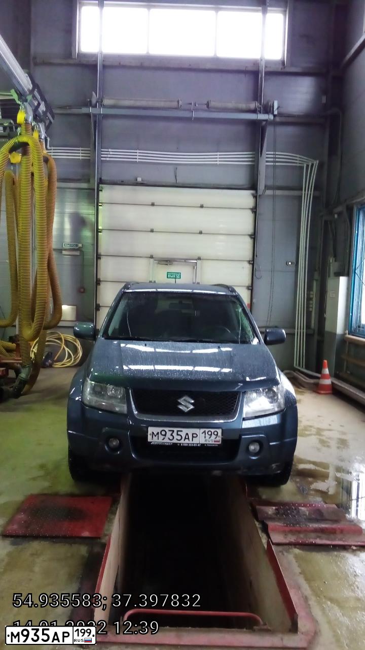 Фото автомобиля SUZUKI /GRAND/ VITARA, 2007 — госномер М935АР199. Цвет: СЕРЫЙ