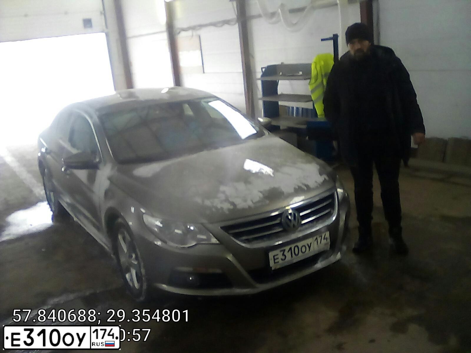 Фото автомобиля VOLKSWAGEN PASSAT CC, 2011 — госномер К972СЕ53