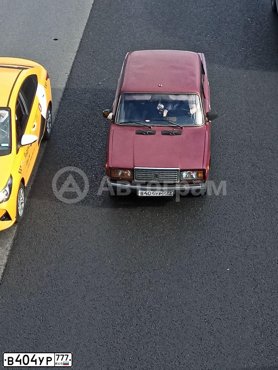 Фото автомобиля LADA 2107, 2003 — госномер В404УР777. Цвет: ВИШНЕВЫЙ ТЕМНЫЙ