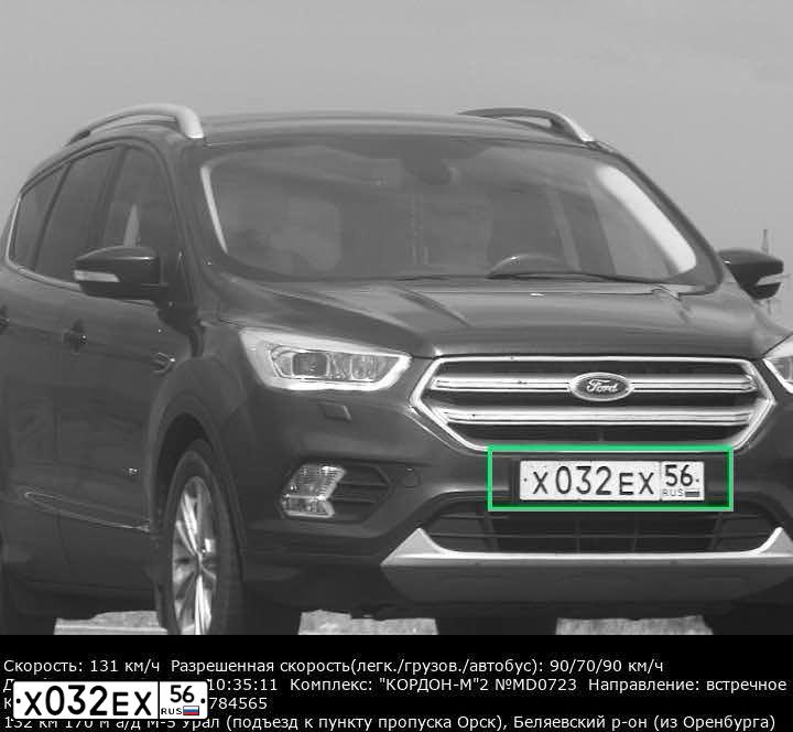 Фото автомобиля FORD KUGA, 2017 — госномер Х032ЕХ56. Цвет: СИНИЙ