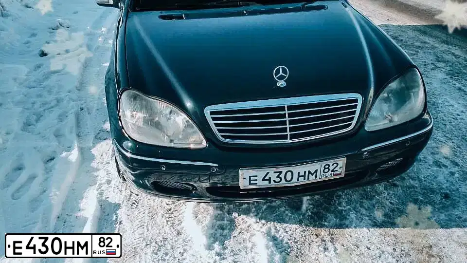 Фото автомобиля MERCEDES S-KLASSE, 1999 — госномер К026ХВ177. Цвет: СИНИЙ (ТЕМНО-СИНИЙ)