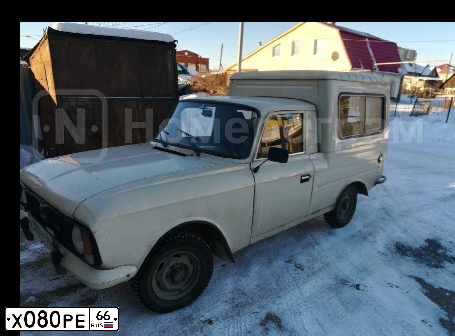 Фото автомобиля IZH 2715, 2000 — госномер Х080РЕ66. Цвет: БЕЖЕВЫЙ