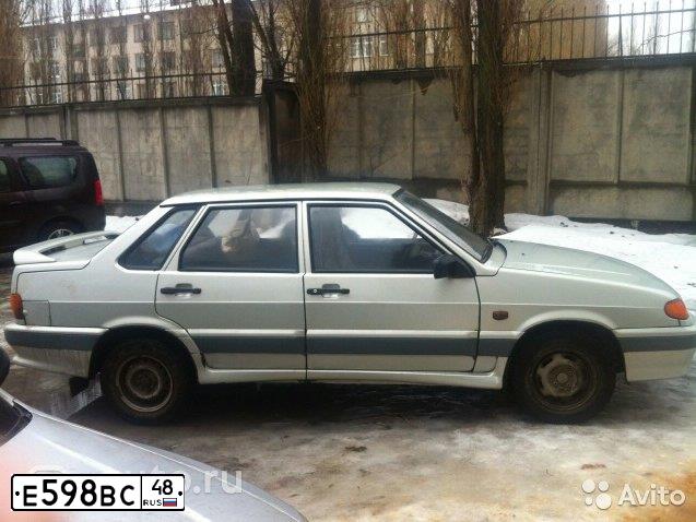 Фото автомобиля LADA 2115 SAMARA, 2006 — госномер Е598ВС48. Цвет: МОЛОЧНО-БЕЛЫЙ СЕРЕБРИСТЫЙ