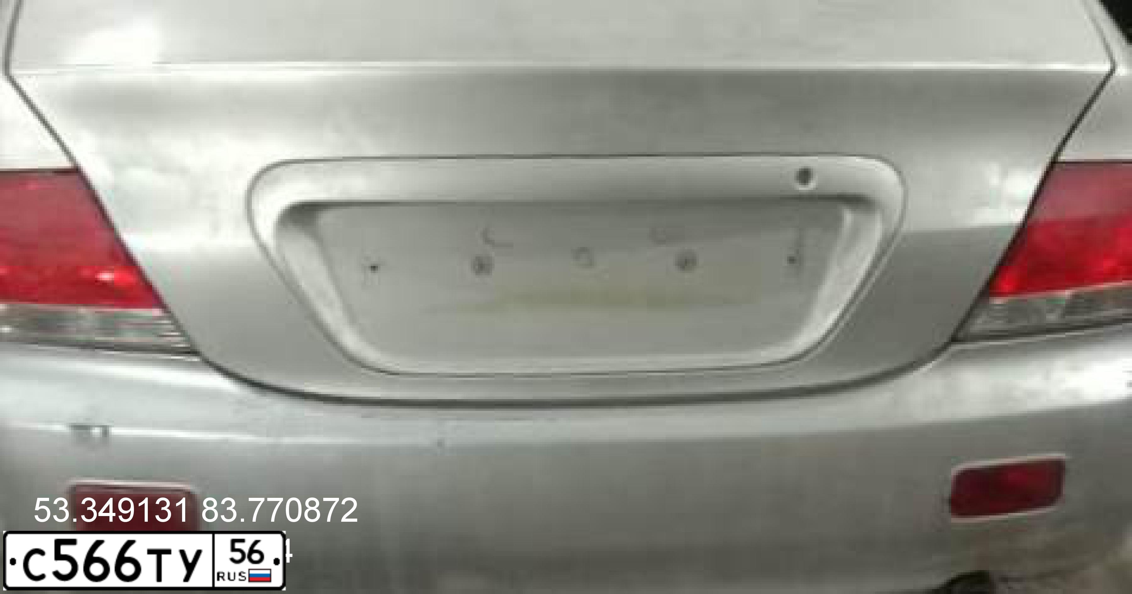 Фото автомобиля MITSUBISHI LANCER, 2003 — госномер Р394ТН154. Цвет: СЕРЕБРИСТЫЙ