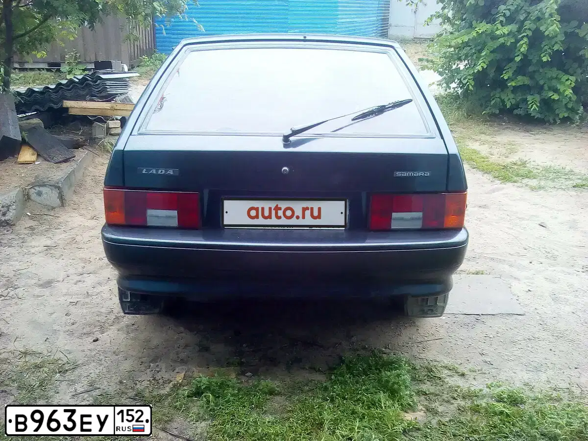 Фото автомобиля LADA 2114 SAMARA, 2006 — госномер В963ЕУ152. Цвет: ТЕМНО - СИНИЙ