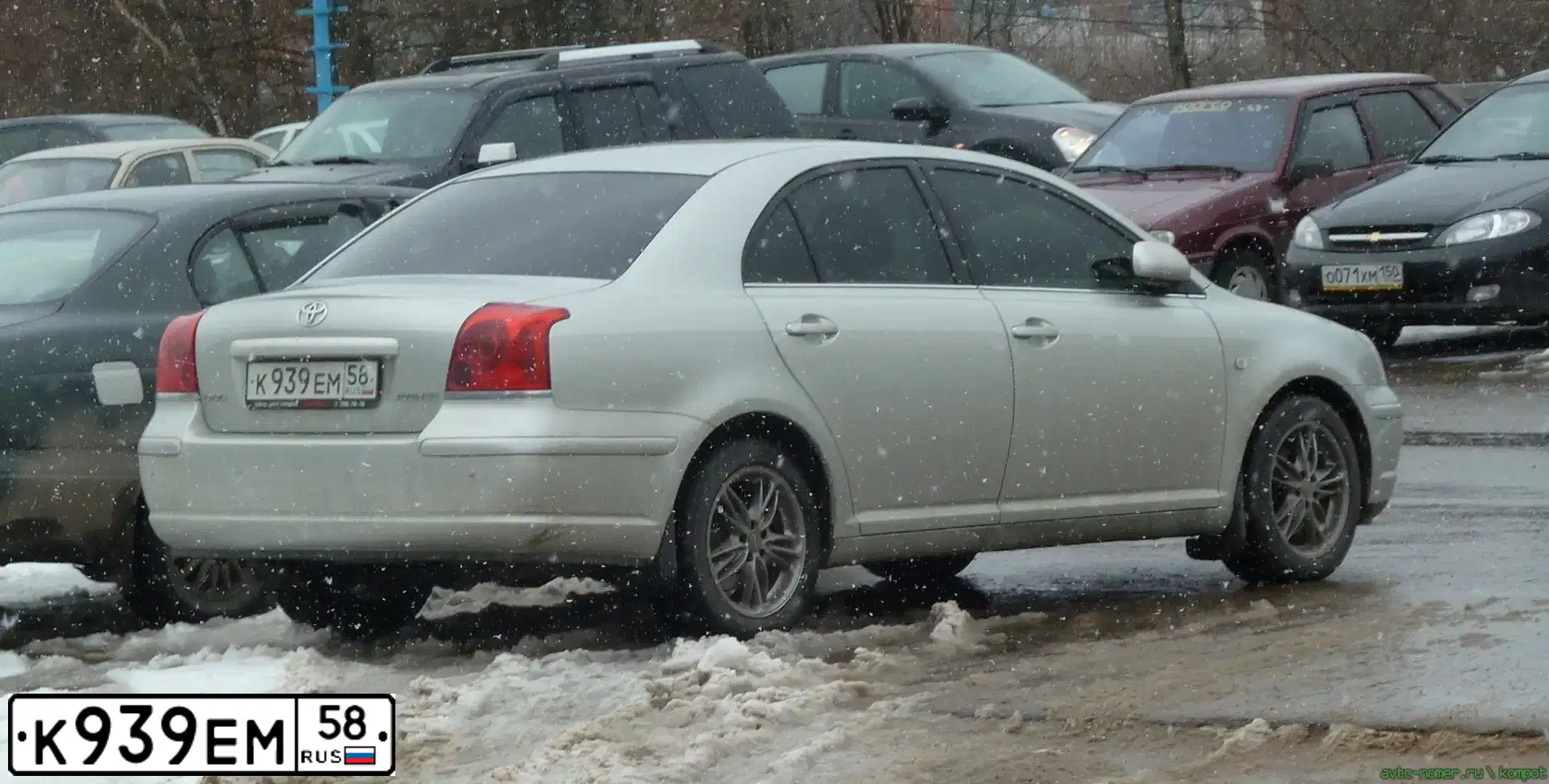 Фото автомобиля LADA 2107, 2003 — госномер К393ЕМ58. Цвет: СИНИЙ