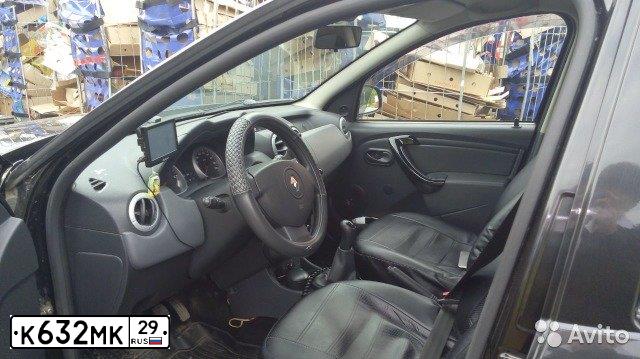 Фото автомобиля RENAULT DUSTER, 2013 — госномер К632МК29. Цвет: ЧЕРНЫЙ