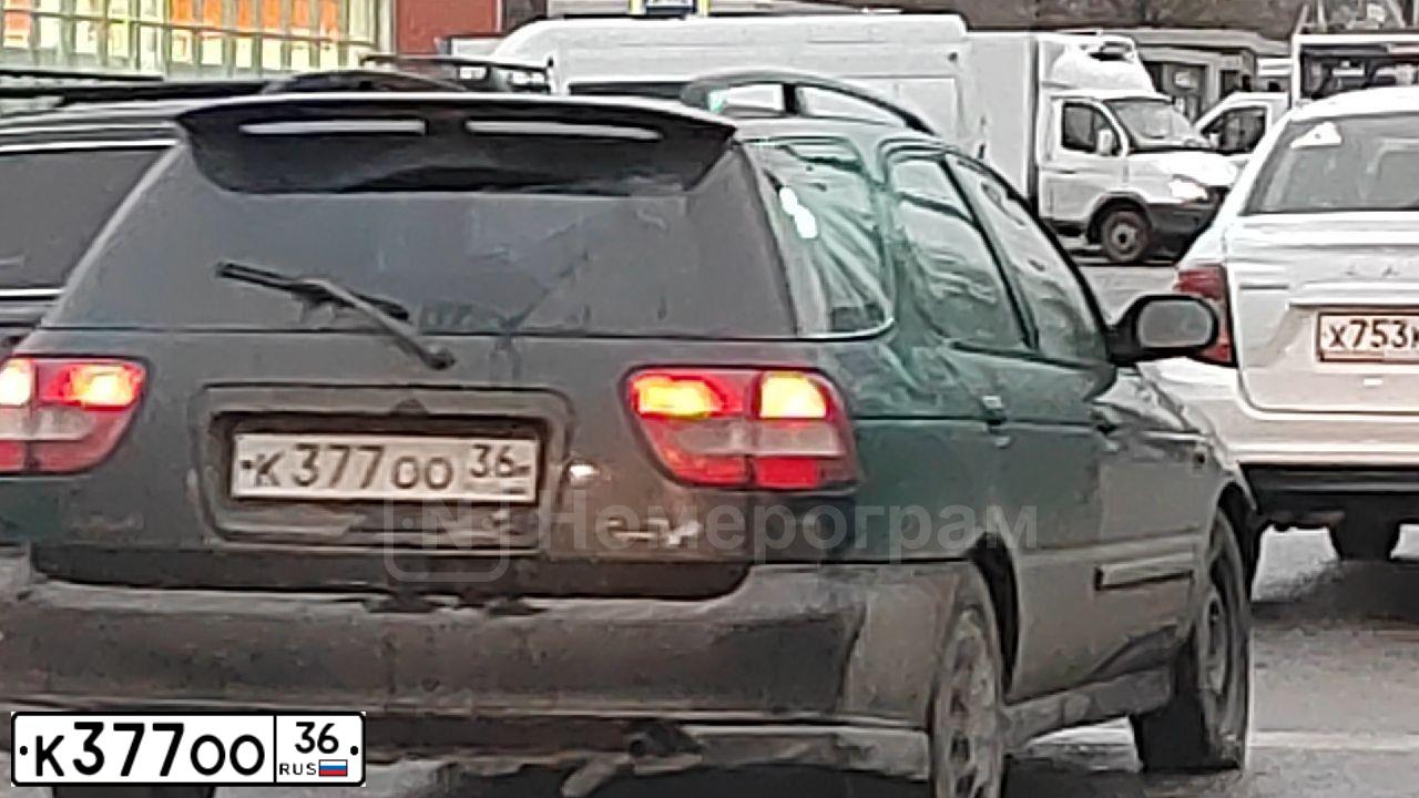 Фото автомобиля СУЗУКИ CULTUS СУЗУКИ CULTUS, 1999 — госномер К377ОО36. Цвет: Черный