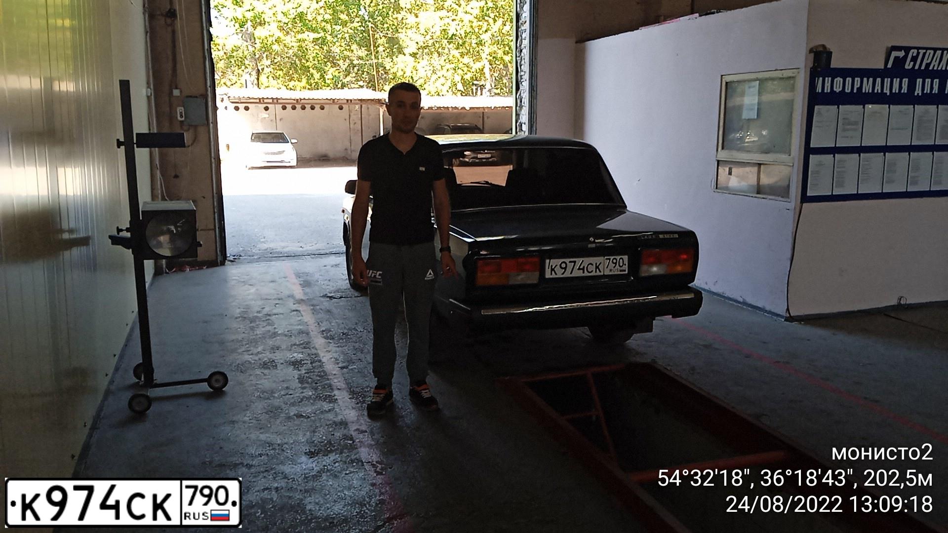 Фото автомобиля LADA 2107, 2007 — госномер Р329ОЕ40. Цвет: ЗЕЛЕНЫЙ ТЕМНЫЙ