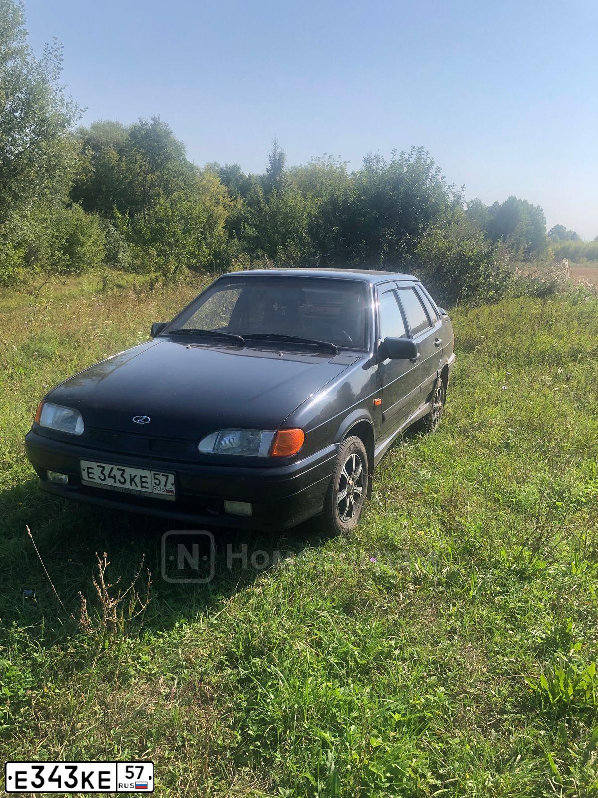 Фото автомобиля LADA 2115 SAMARA, 2010 — госномер Е494СТ57. Цвет: СИНЕ-ЧЕРНЫЙ