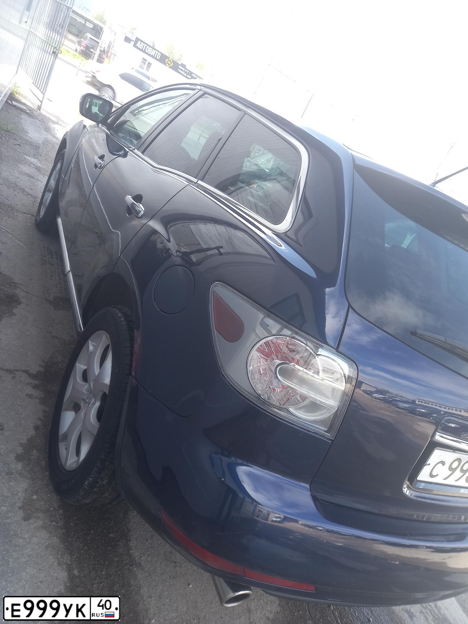 Фото автомобиля MAZDA 6, 2008 — госномер Е999УК40. Цвет: СИНИЙ