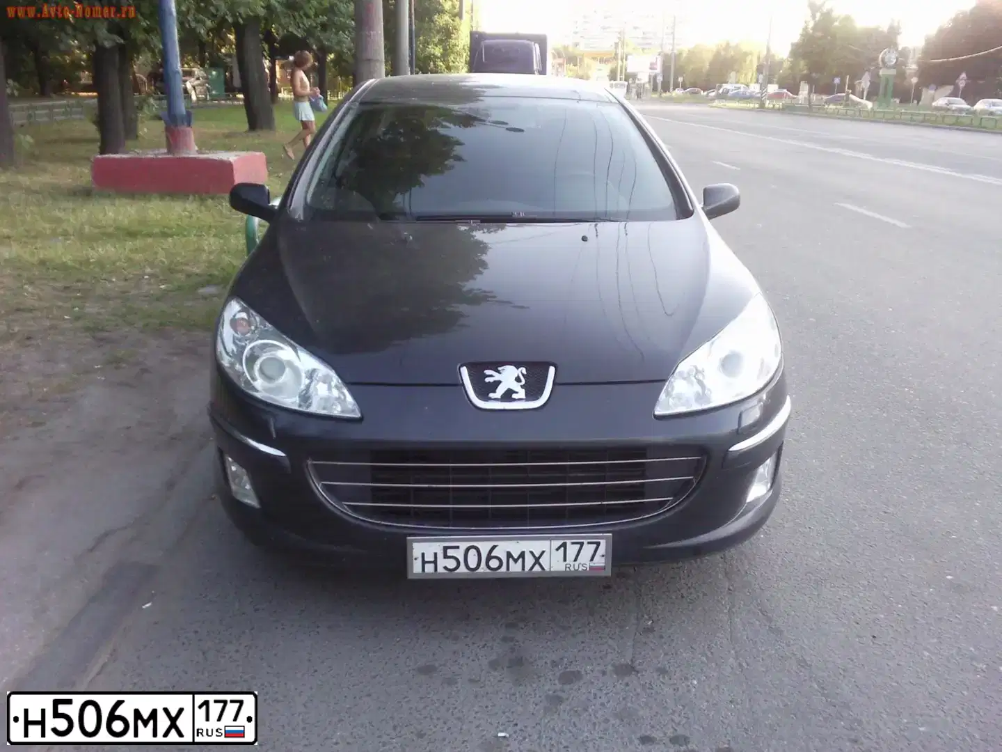 Фото автомобиля PEUGEOT 407, 2006 — госномер Н506МХ177. Цвет: ЧЕРНЫЙ