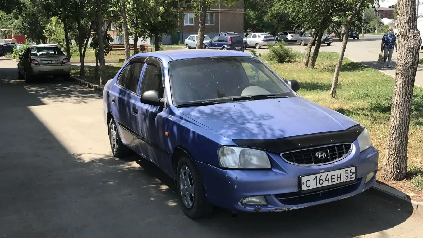 Фото автомобиля TAGAZ ACCENT, 2003 — госномер С164ЕН56. Цвет: ФИОЛЕТОВЫЙ