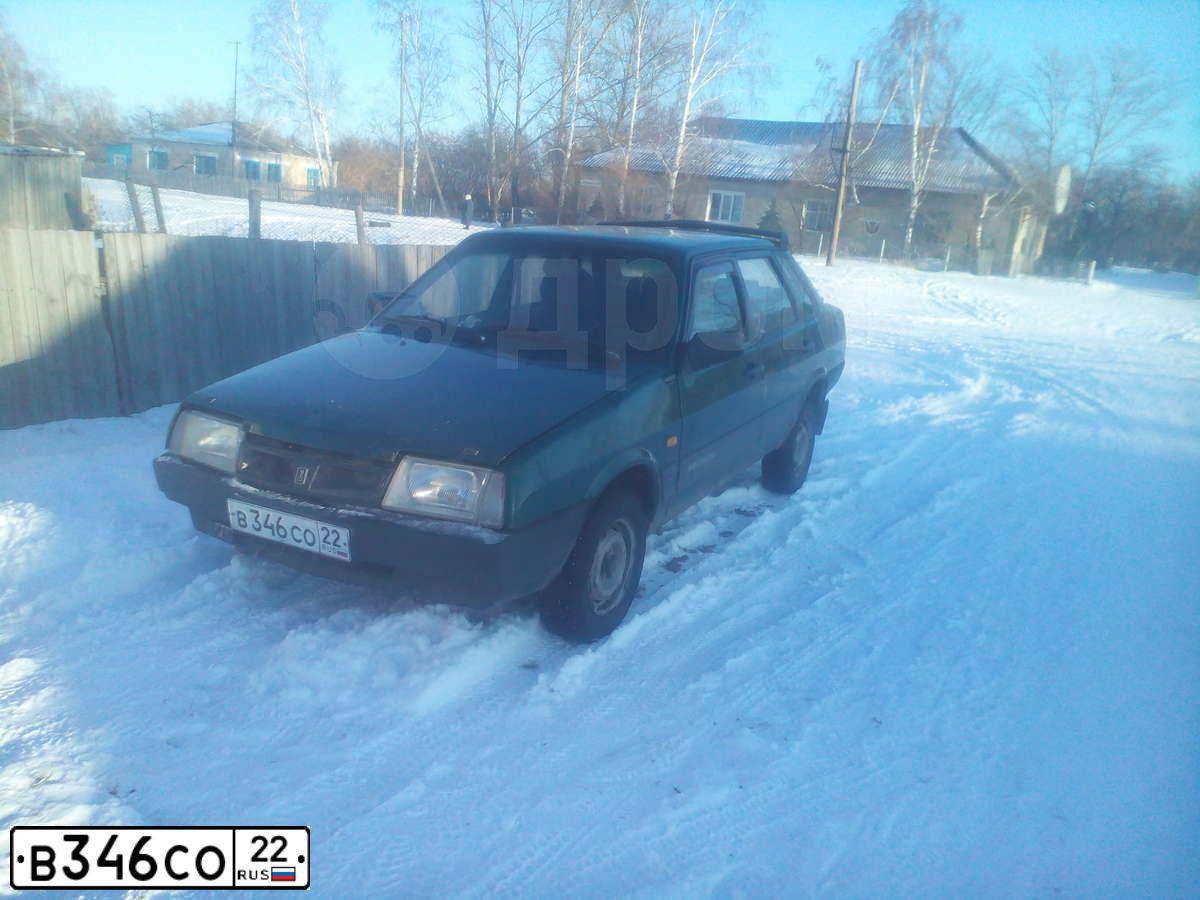 Фото автомобиля LADA 21099, 1996 — госномер В346СО22. Цвет: ЗЕЛЕНЫЙ