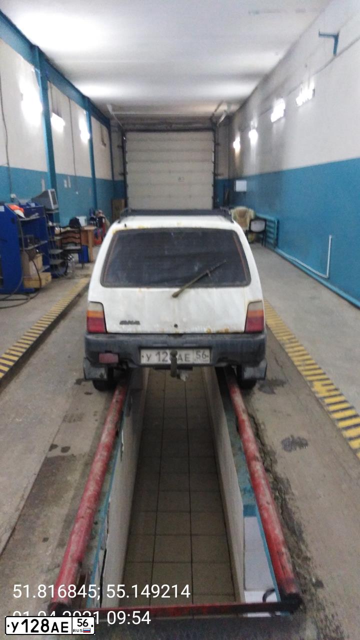 Фото автомобиля SEAZ OKA, 2004 — госномер У128АЕ56. Цвет: Белый