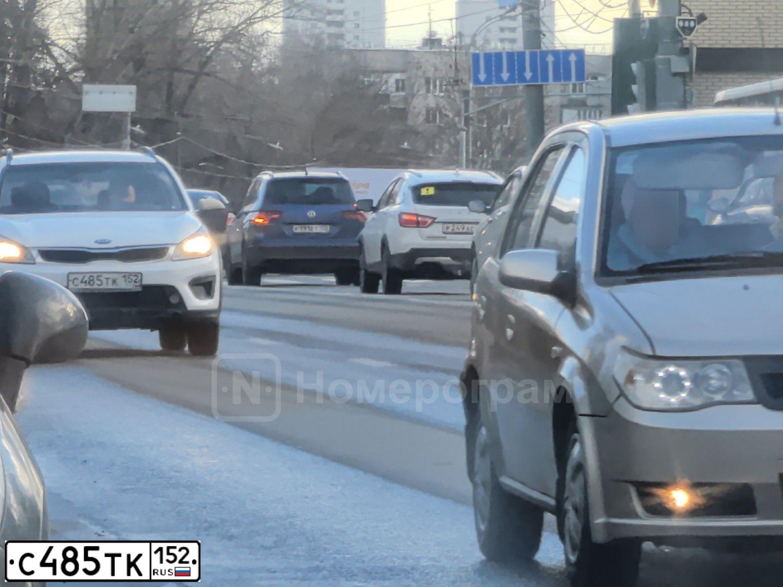 Фото автомобиля KIA RIO, 2018 — госномер С485ТК152. Цвет: Белый