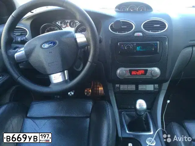 Фото автомобиля FORD FOCUS, 2008 — госномер В669УВ197. Цвет: ЧЕРНЫЙ