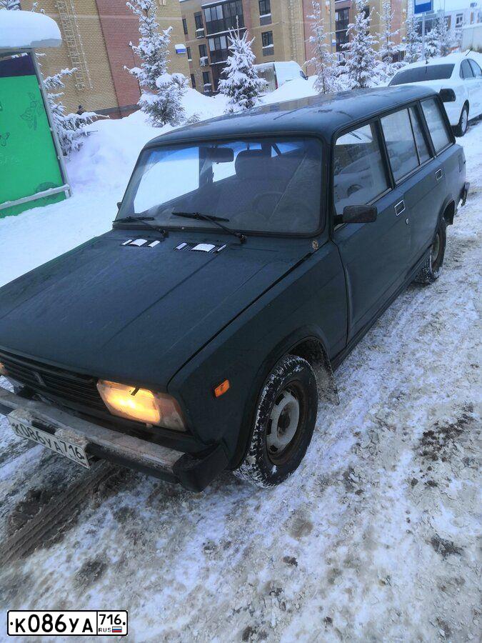 Фото автомобиля LADA 2104 LADA, 2000 — госномер Н728ХР12. Цвет: сине-зеленый