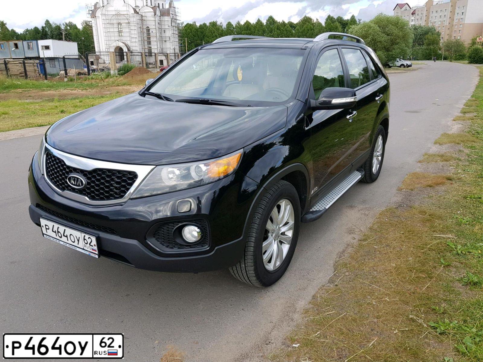 Фото автомобиля KIA SORENTO, 2011 — госномер А506СУ750. Цвет: ЧЕРНЫЙ