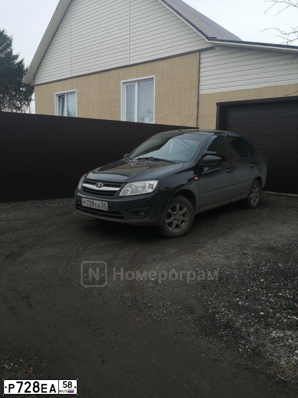 Фото автомобиля LADA GRANTA, 2015 — госномер Т469НТ58