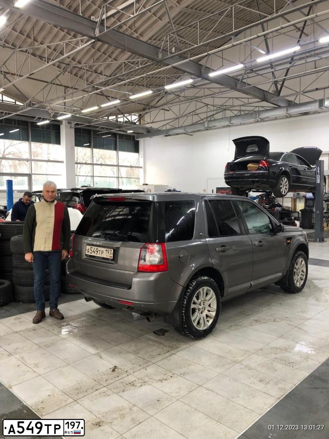 Фото автомобиля LAND ROVER FREELANDER, 2007 — госномер С591КР797. Цвет: Серый