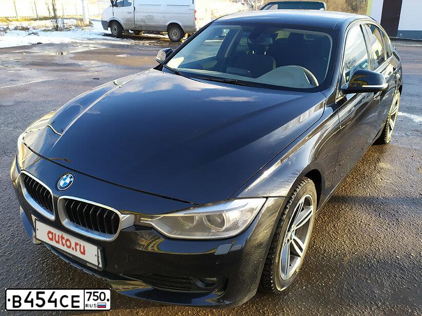 Фото автомобиля BMW SERIE 3, 2011 — госномер В454СЕ750. Цвет: ЧЕРНЫЙ