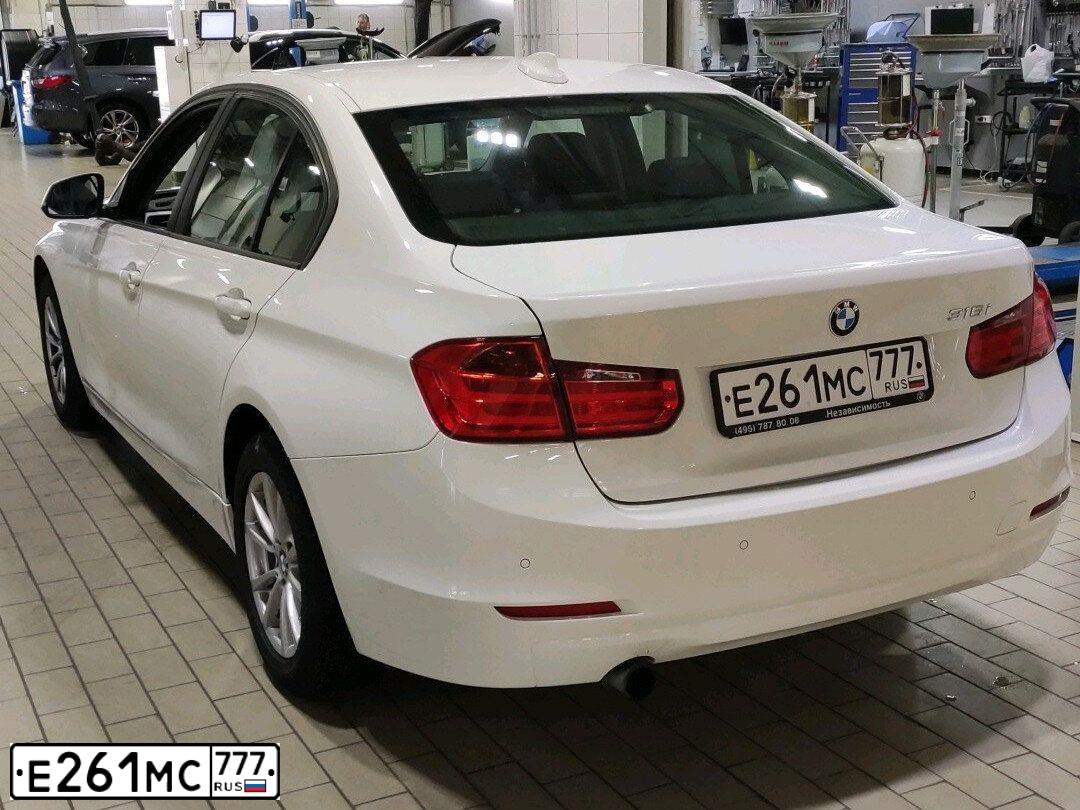 Фото автомобиля BMW 316, 2014 — госномер В478ТХ62