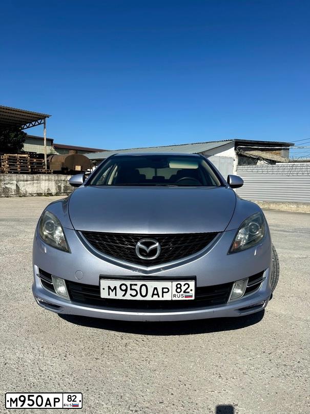 Фото автомобиля MAZDA 6, 2007 — госномер М950АР82. Цвет: СИРЕНЕВЫЙ
