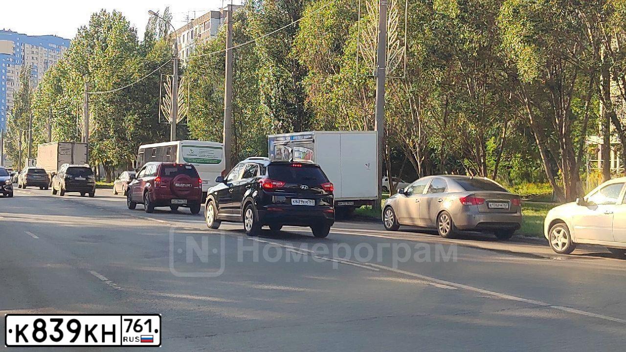 Фото автомобиля LADA 2191 GRANTA, 2016 — госномер К839КН761. Цвет: синий