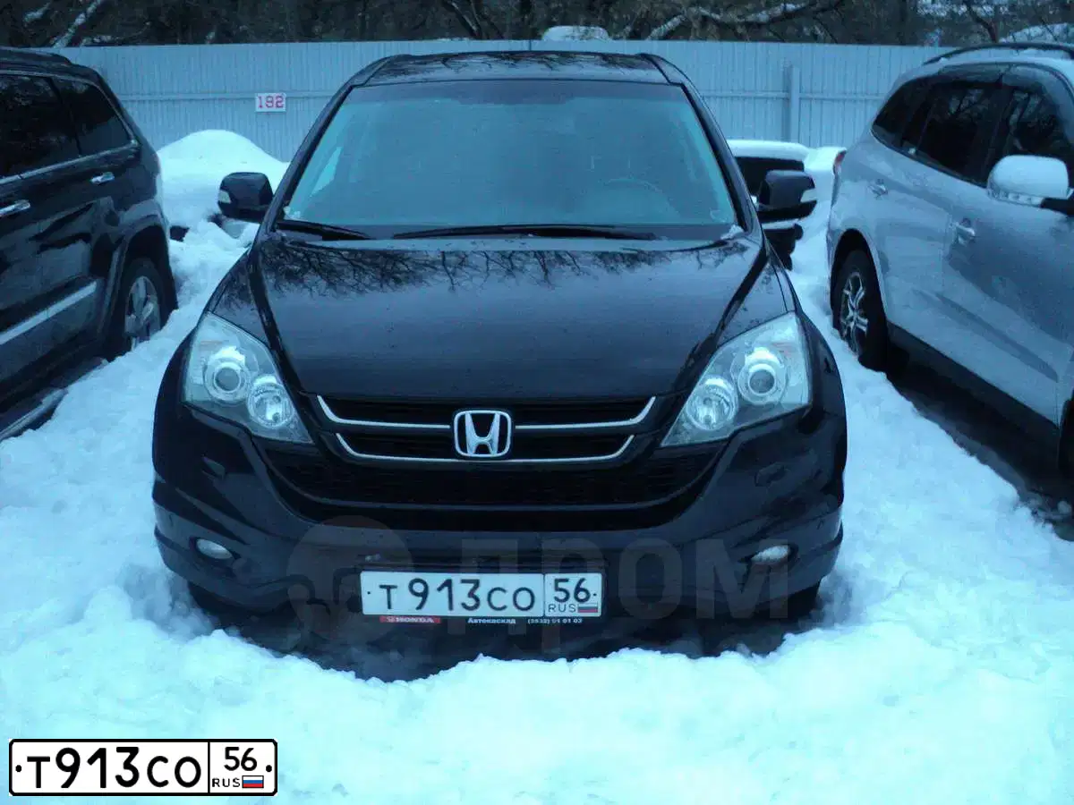 Фото автомобиля HONDA CR-V, 2012 — госномер С919ОУ58. Цвет: ЧЕРНЫЙ