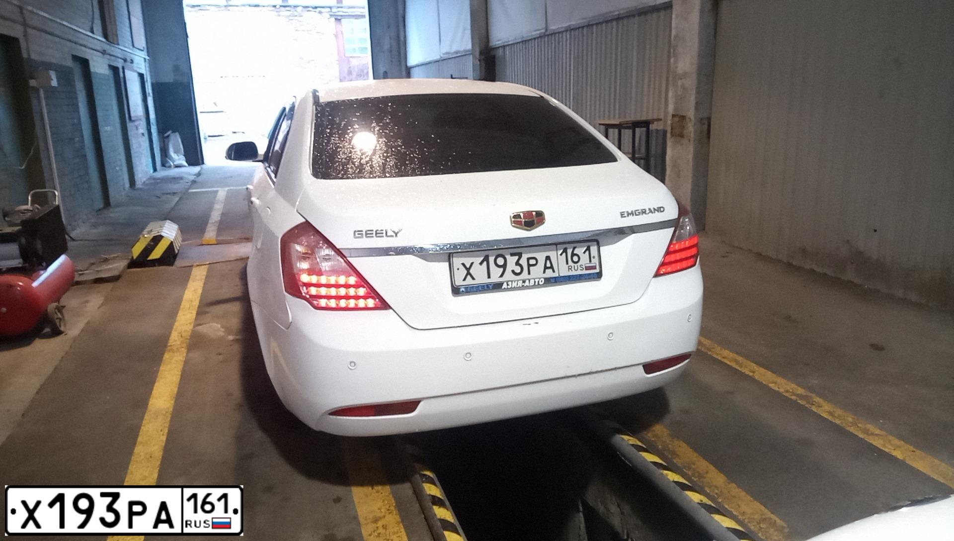 Фото автомобиля GEELY EMGRAND EC7, 2013 — госномер А865ЕХ180