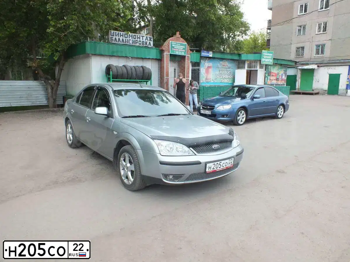 Фото автомобиля FORD MONDEO, 2006 — госномер Н205СО22. Цвет: СЕРЫЙ