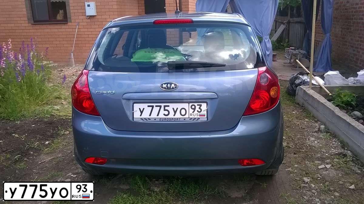 Фото автомобиля KIA CEED, 2007 — госномер С148МА761. Цвет: синий